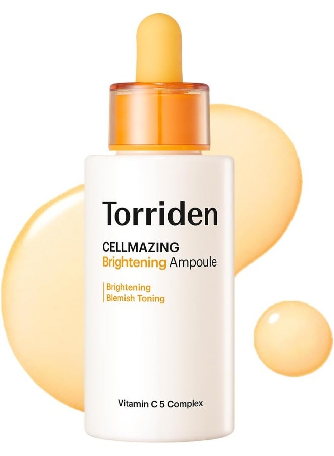 Torriden Cellmazing Brightening Ampoule Vitamin C 5 Complex Serum 30Ml – Hydrating, Tone Correcting, Radiance Boosting Korean Skincare, 1.01 Fl Oz - Image 1