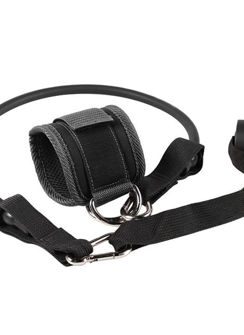 Rightsure - Fitness Ankle Straps Set,Cable Machines Ankle Straps,Adjustable Breathable Ankle Straps with Fixed Rope and Elastic Strings, Ankle Cable Attachments Ankle Cuffs for Gym Home,Legs Glutes and Abs - Image 1