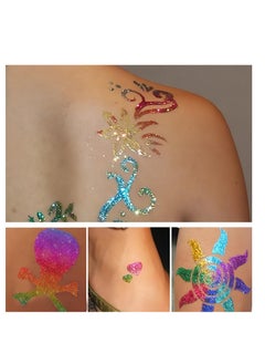 KASTWAVE Glitter Glue for Body, 2PCS Temporary Tattoo Glue, Body Painting Art Glue, Safe & Skin-Friendly, Simple to Apply & Remove, Ideal for Halloween, Party, Costume Events & Makeup  - Image 2