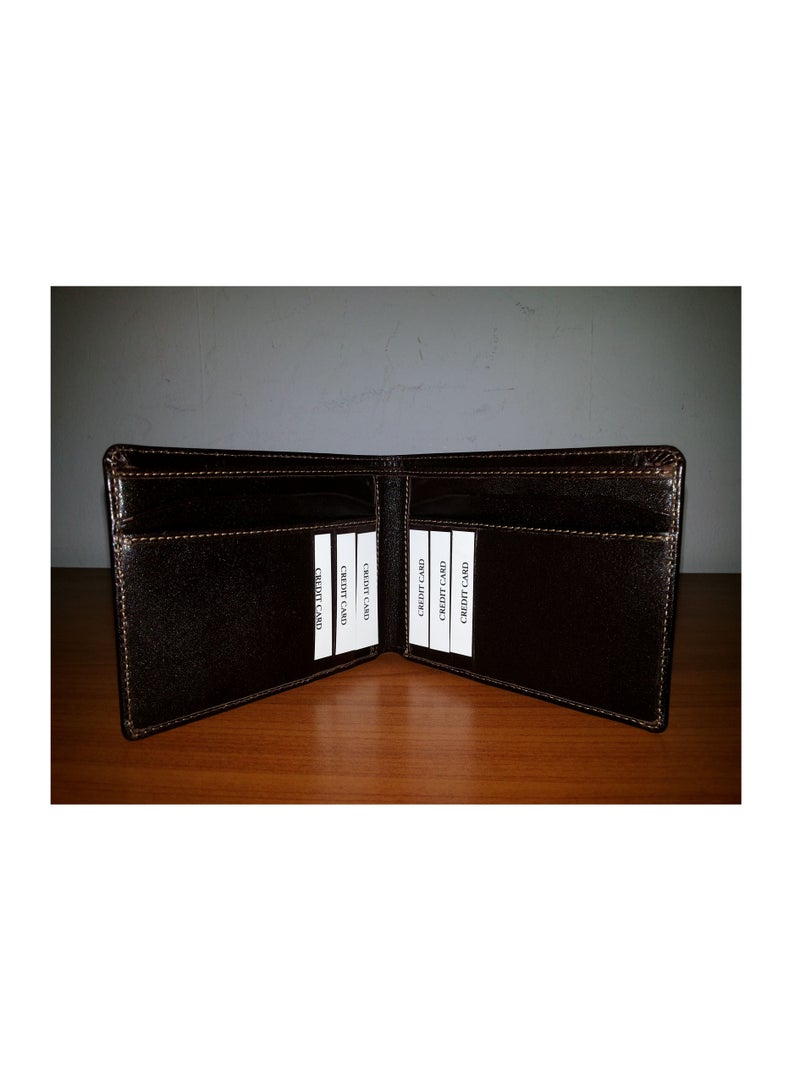 Three Angels محفظة رجالية من الجلد الطبيعي بتصميم جديد - Image 2