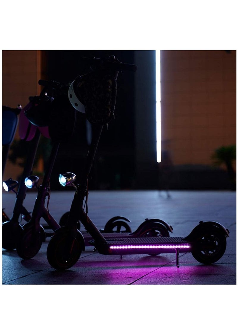 Generic Scooter LED Light Strip Waterproof Chassis Colorful Night Safe Cycling Bar Lamp Skateboard Decorative Night Light For Xiaomi Mijia M365 Electric Scooter Skateboard  - Image 3