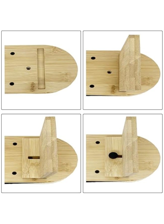 Generic Extra High Wooden Base Sponge Manicure Hand Rest Pillow Wooden Nail Stand Hand Holder Nail Table Manicure Armrest Cushion (Cream Yellow)  - Image 2
