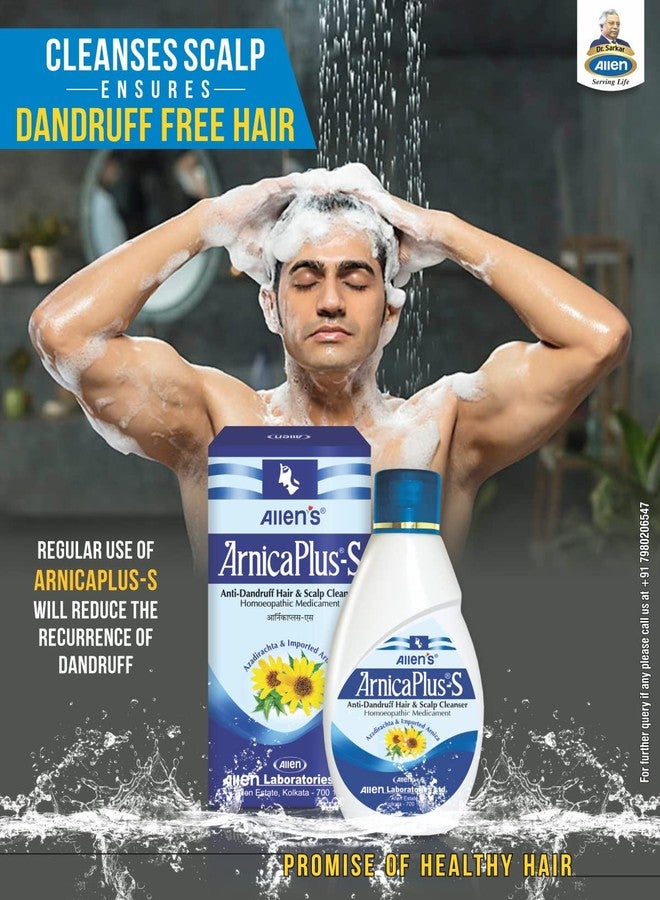 Allen's Arnikaplus Shampoo - Anti Dandruff Shampoo (100 ml x Pack of 2) - helps remove dandruff and reduce scalp infection. - Image 5