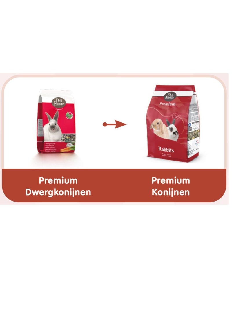 Deli Nature - Mixed rabbit food 800 grams - Image 1