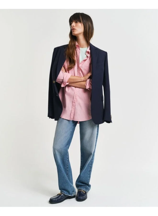 غانت قميص أكسفورد فاخر مريح من جانت