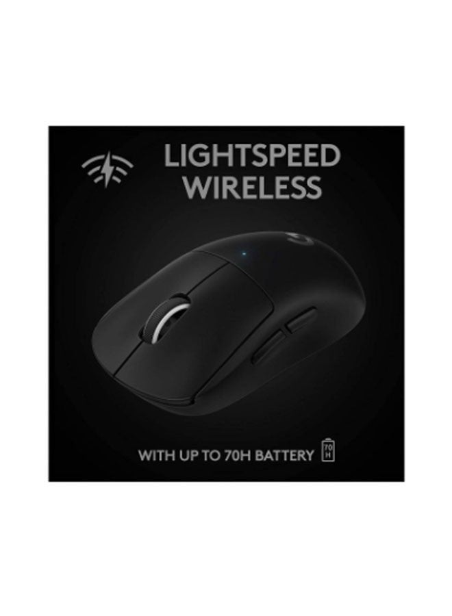 Logitech G Pro X Superlight Wireless Mouse, 2.4 GHz Connectivity, 40G Acceleration, 25600 DPI Hero 25K Sensor, 70 Hour Battery Life, 5 Buttons, Windows And Mac Compatible Black  - Image 3