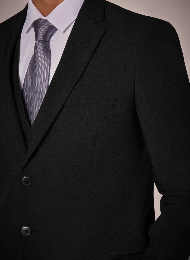 ماتلان Taylor & Wright Panama Black Tailored Fit Suit Jacket