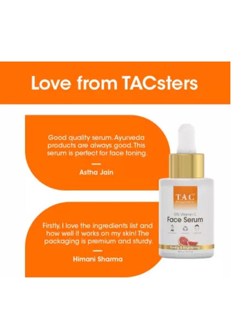 TAC سيروم فيتامين C للوجه بنسبة 10% لبشرة متألقة - Image 4