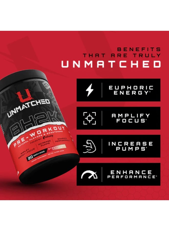 UNMATCHED Unmatched Outlier Pre-Workout 340g – 20 Servings – Blood Orange Lime Flavor  - Image 3