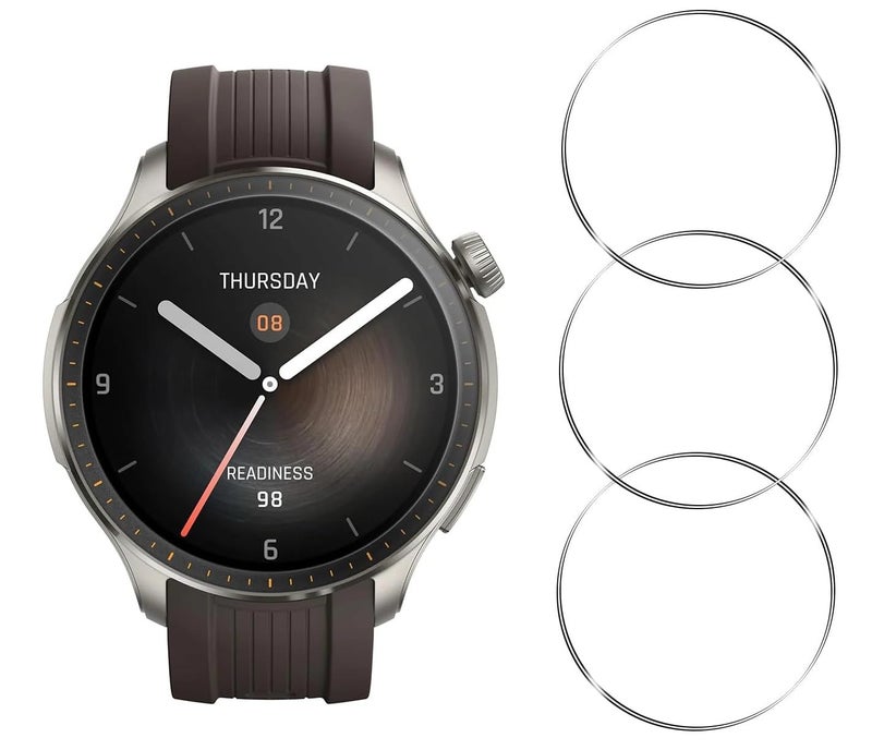 VERTUS® Premium Tempered Glass Screen Protector for Amazfit Balance 46mm [3-PACK] - Image 1