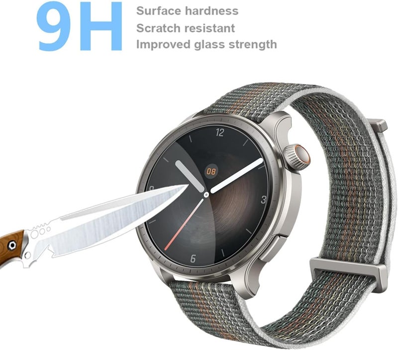 VERTUS® Premium Tempered Glass Screen Protector for Amazfit Balance 46mm [3-PACK] - Image 3