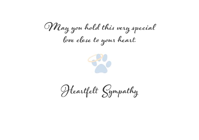 Dog Speak Pet Memorial & Sympathy Card – What We Have Once Enjoyed – Comforting Greeting Card with Envelope, 4.75" x 6.75" - Image 3