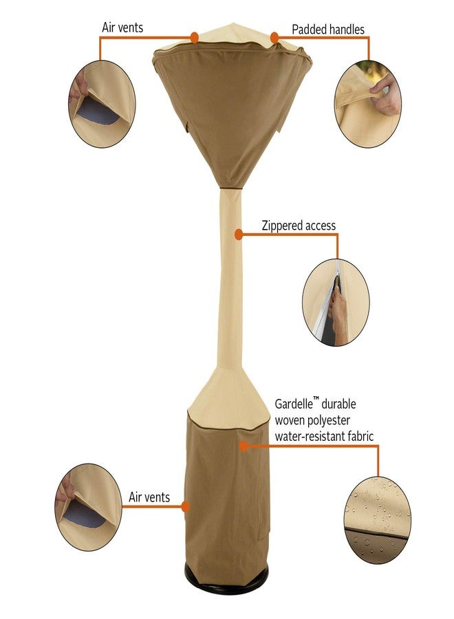 كلاسيك أكسيسوريز غطاء مدفأة فناء قائم مربع الشكل مقاس 34 بوصة مقاوم للماء من كلاسيك أكسيسوريز فيراندا، غطاء مدفأة خارجي - Image 5