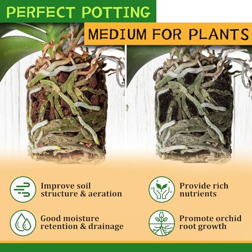 Legigo 2 Quarts Organic Orchid Potting Bark- All Natural Orchid Bark Potting Mix Pine Bark Wood Chips for Houseplant Mulch, Orchid Plants Root Development, Mulch for Potted Plants - Image 4