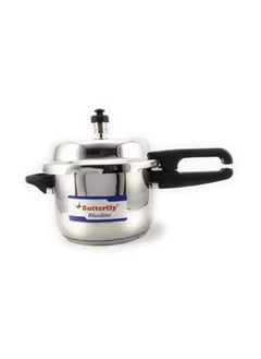 BUTTERFLY Butterfly Blueline 3 L, 2 L Induction Bottom Outer Lid Pressure Cooker & Pressure Pan (Stainless Steel), 3 liter  - Image 2