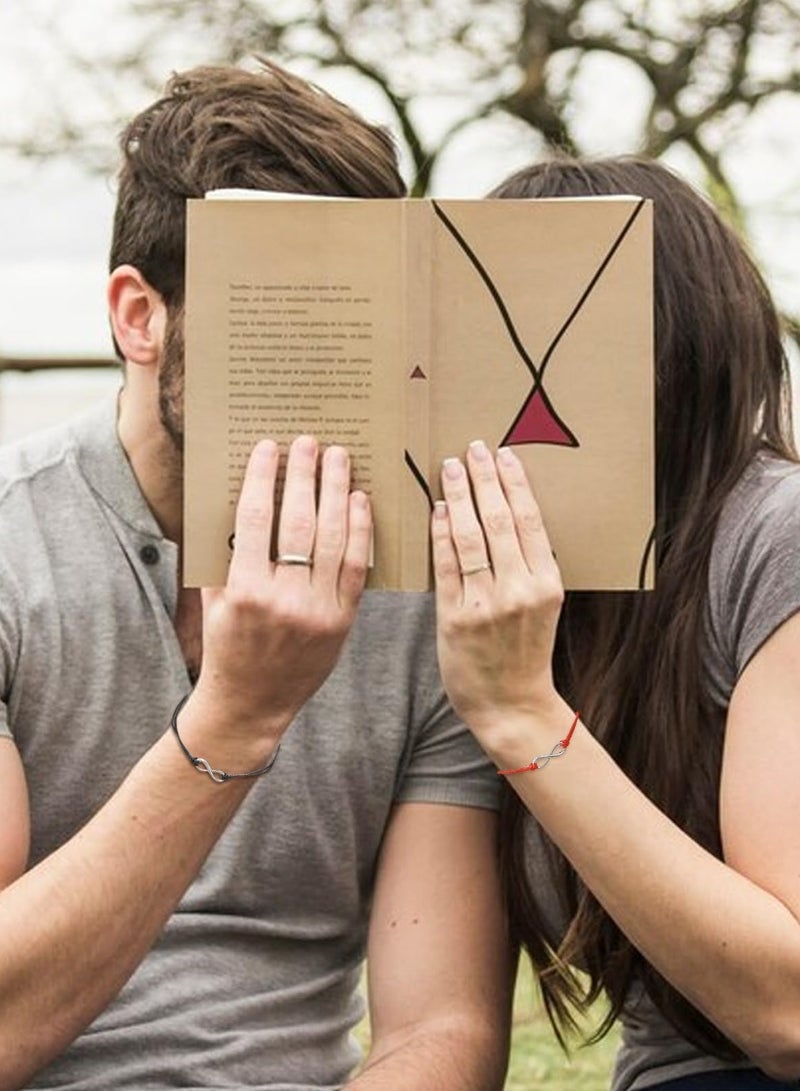 SOLARAE Rope Bracelets Promise Woven Adjustable Good Luck Bracelet for Best Friends Boyfriends and Girlfriends Women Mother Mens Teen Wife Anniversary Birthday - Image 2