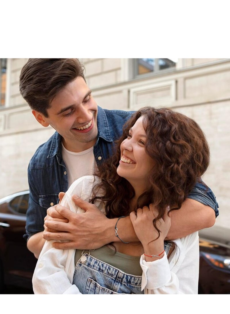 SOLARAE Rope Bracelets Promise Woven Adjustable Good Luck Bracelet for Best Friends Boyfriends and Girlfriends Women Mother Mens Teen Wife Anniversary Birthday - Image 3