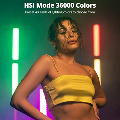 AMBITFUL A2 Full-Color RGB Tube Light, CRI 95 TLCI 97 Accurate Color,2500k-8500K Adjustable,RGB CCT HSI Mode, 29 Fx Light Effect,APP Control Support, Brightness Adjustable, Magnet Design (A2-K2 Kit) - Image 5