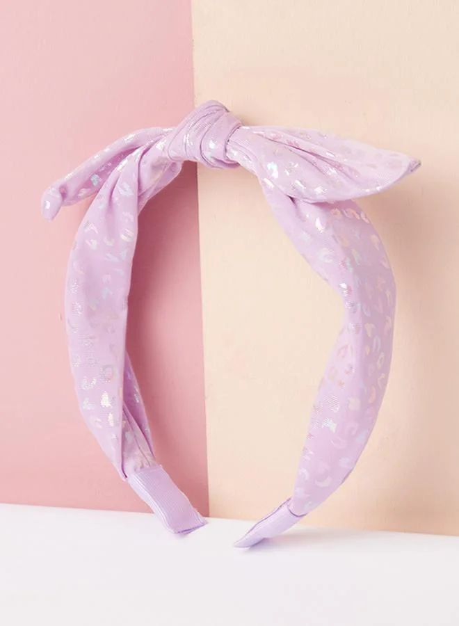 Babies & More Babies & More Newborn Girls Purple Headband