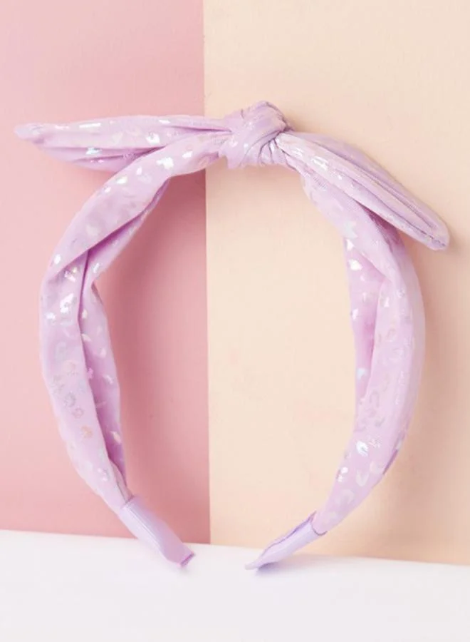 Babies & More Babies & More Newborn Girls Purple Headband