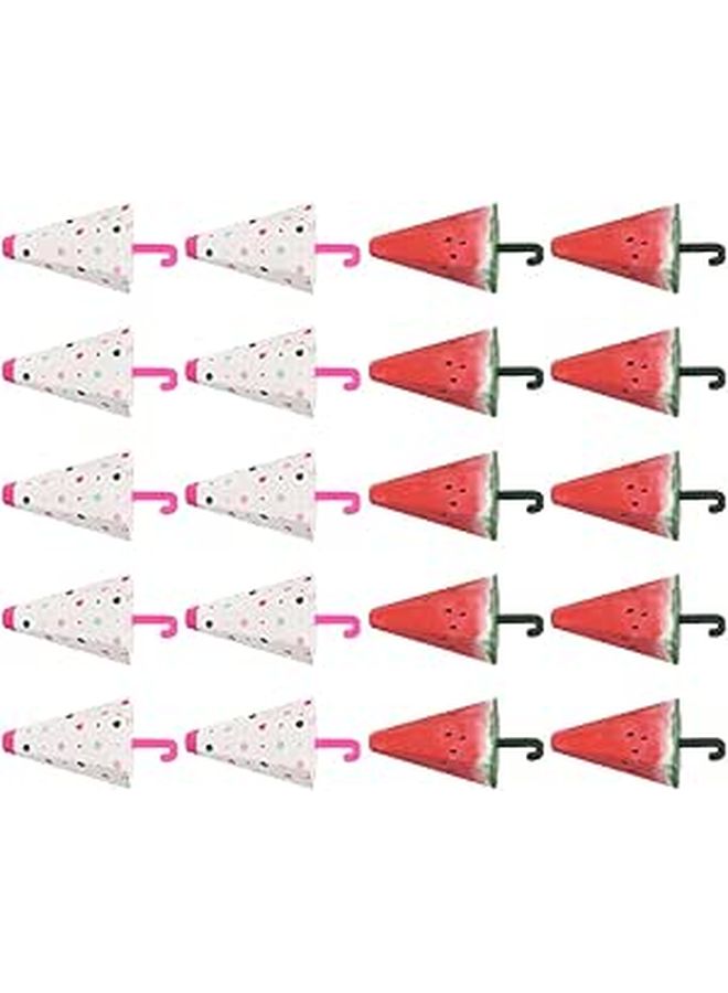 20 Umbrella Shaped Candy Boxes With Lid Colorful Polka Dot And Watermelon Snack Storage Containers For Birthday Party Wedding Packaging - Image 1