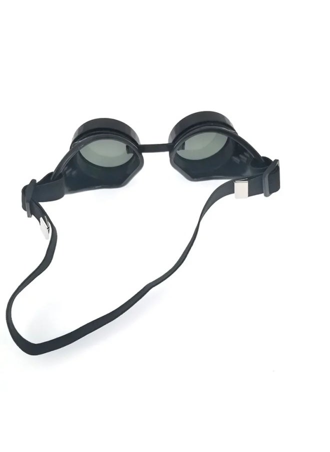 Generic - Men Sunglasses Fashion Steampunk Glasses Round Oversized Goggles Welding Punk Glasses Cosplay Brand Designer Colors Lens Shades-Lenses Color:Red Copper - Image 1