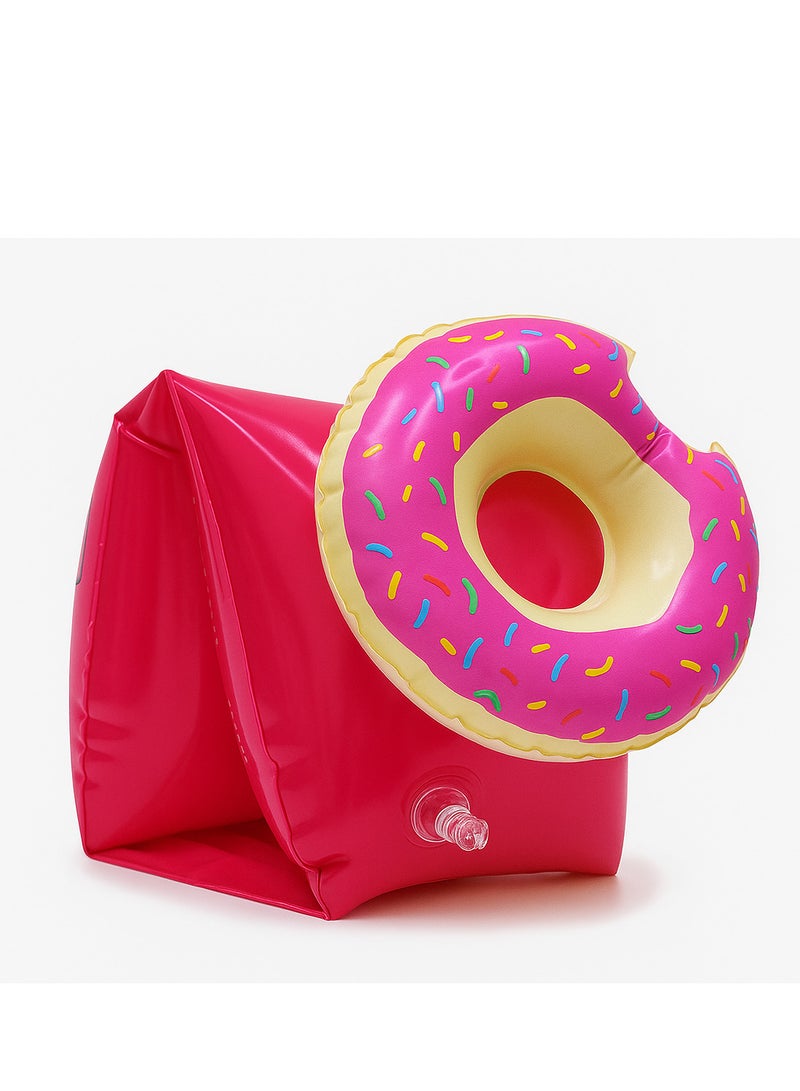 FLOBO Kids Inflatable Arm Bands Donuts Style Floaties for Swimming Lightweight Leak Proof Safety Float Armband for Toddlers and Children Age 3 to 6 Years  - Image 3