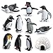 SCAHOW 11PCS Penguin Toys Plastic Arctic Animal Penguin Figures for Kids Realistic Polar Animals Penguin Figurines Set with Igloo Model Cake Topper Winter Miniature Toys Decoration - Image 4