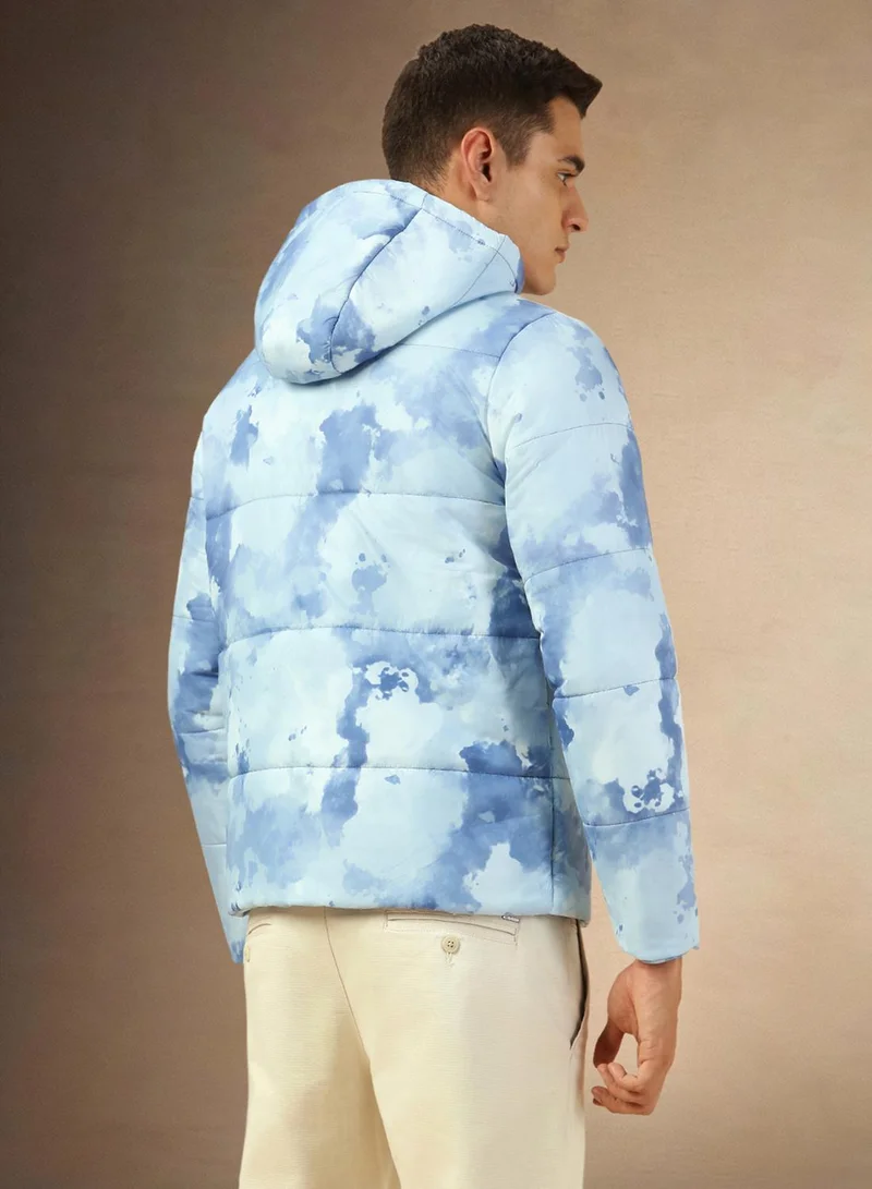 دينيس لينغو جاكيت رجالي مطبوع متعدد الألوان بوليستر 1% بقصة عادية