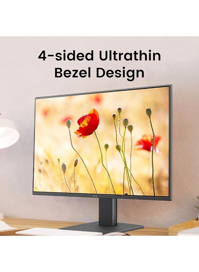 بين كيو GW2791 شاشة IPS FHD 27 بوصة 1080p 100Hz لمكتب المنزل، 99% sRGB، HDMI، Displayport، حواف رفيعة للغاية، خالية من الوميض، ضوء أزرق منخفض، نسخة KSA - ضمان 3 سنوات - Image 5