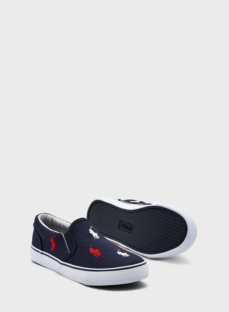 POLO RALPH LAUREN Kids Keaton Slip On Sneaker