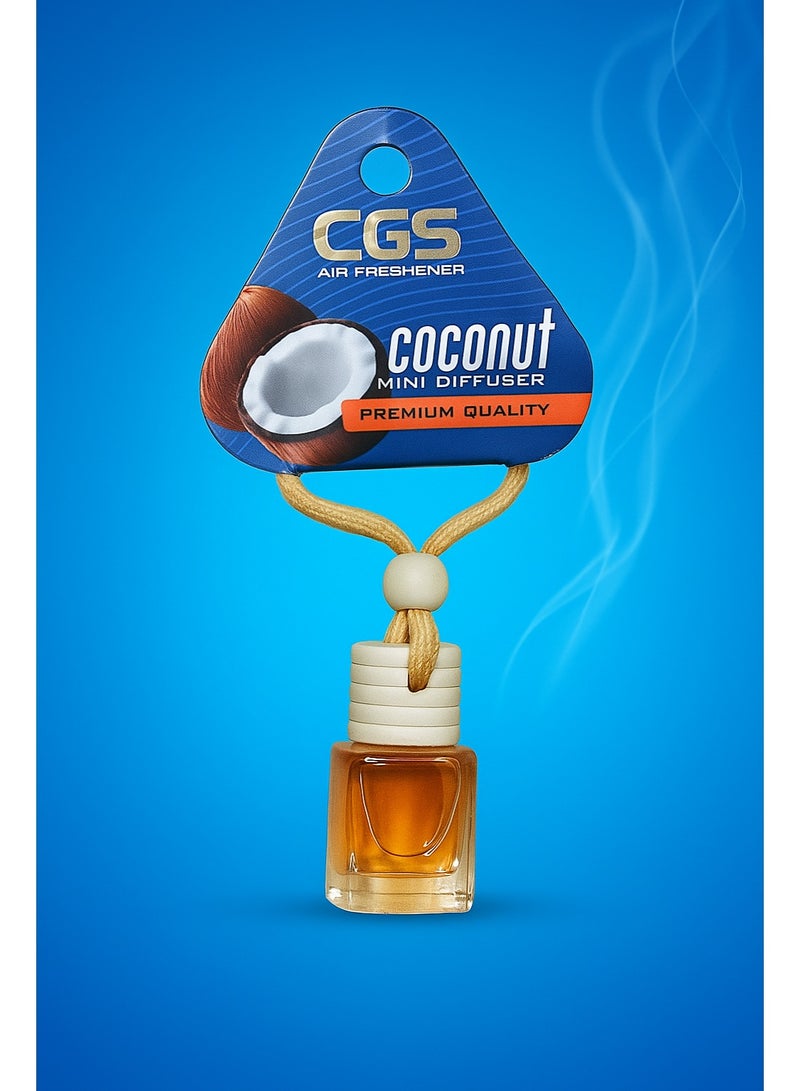 CGS Air Freshener – Coconut Mini Diffuser for Car & Home, Premium Quality - Image 3