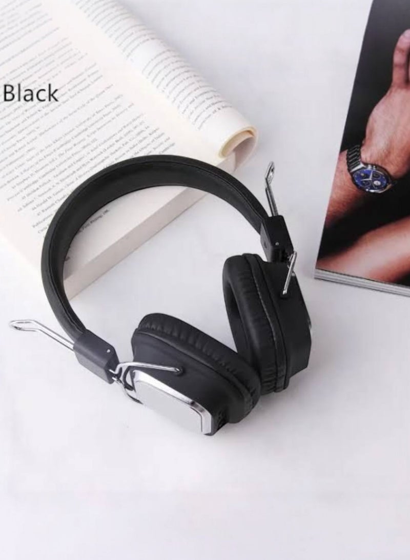 سودو سماعة رأس لاسلكية Sodo Sd-1003  للموسيقى مع ميكروفون مدمج للمشي والتحدث - اسود - Image 2