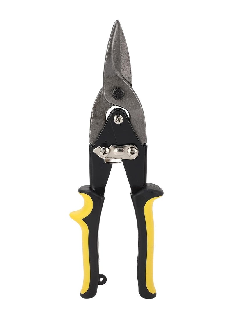 Aviation Tin Snips for Cutting Metal Sheet, CR-V Steel Miter Shears for Straight, Left  Right Cuts, 10 Inch Heavy-Duty Sheet Metal Cutters with Safety Lock  Ergonomic Grip - Image 1
