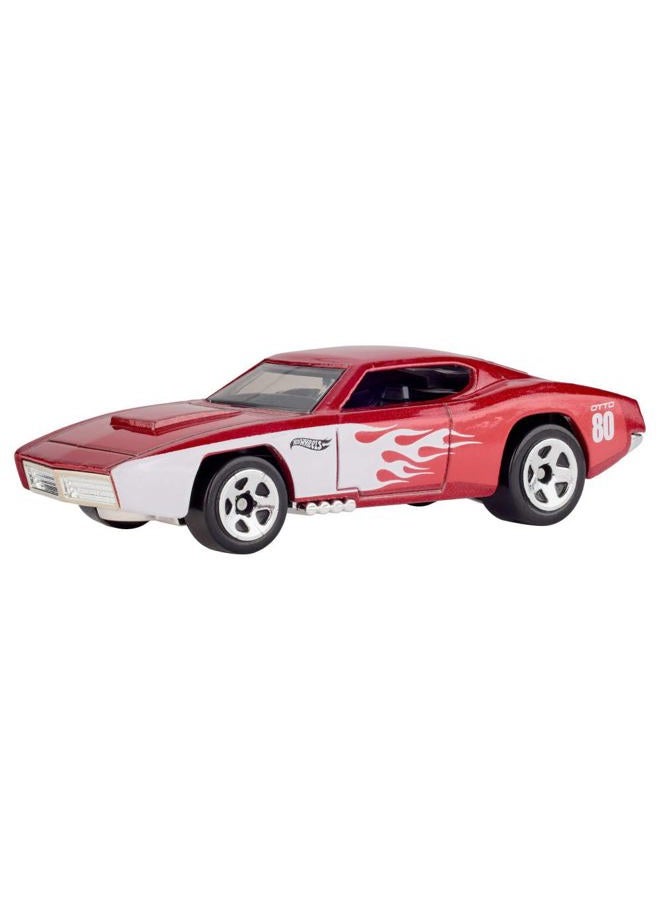 Hot Wheels Toy Cars, 5-Pack of 1:64 Scale Toy Cars with Collectible Deco & Packaging, Core Mattel 80th Anniversary Set of 5 Vehicles - Image 4