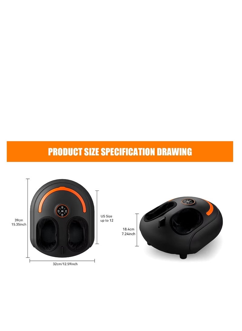 Relax Smart Foot Massager Electric Deep Tissue Foot Massager Air Compression Heat - Blood Circulation Legs Plantar Fasciitis Pain Relief Sock Filler  - Image 3
