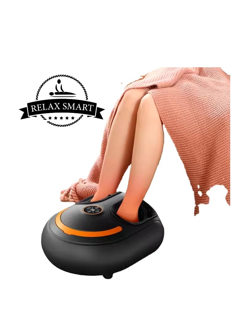 Relax Smart Foot Massager Electric Deep Tissue Foot Massager Air Compression Heat - Blood Circulation Legs Plantar Fasciitis Pain Relief Sock Filler  - Image 1