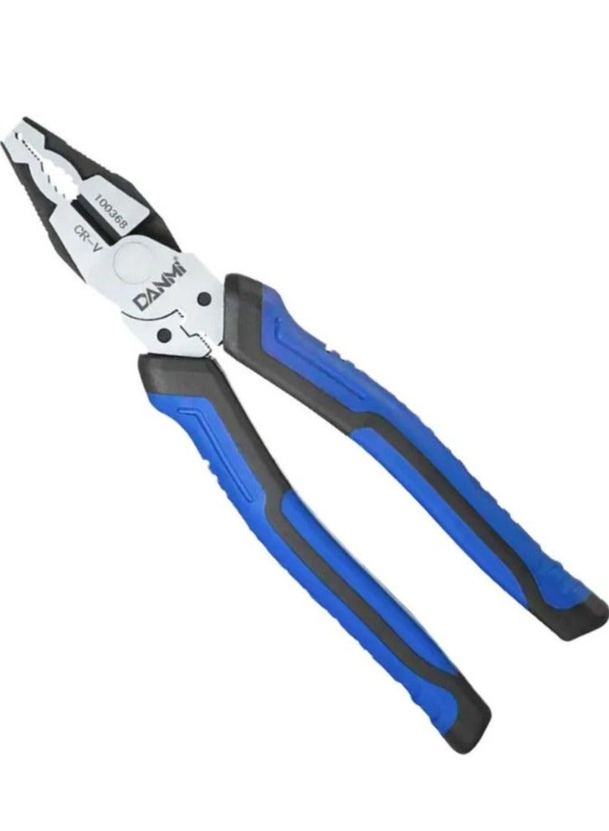 Black Head Combination Pliers 200mm 8" DANMI 100368