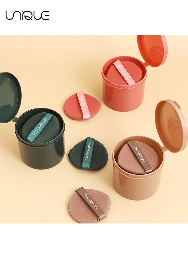 21Pcs Soft Makeup Puff With a Storage Box, Triangle Puff, Round Puff, Reusable Makeup Sponge, Liquid Foundation and Powder Puff, Non-latex Sponge (Waterdrop, Brown/Pink/Green) - pzsku/Z2FDA6D47652C49FE1E17Z/45/_/1692007351/62178c0f-cbda-4ac7-b09f-94086d619978