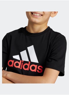 Adidas Essentials Two-Color Big Logo Cotton T-Shirt  - Image 3