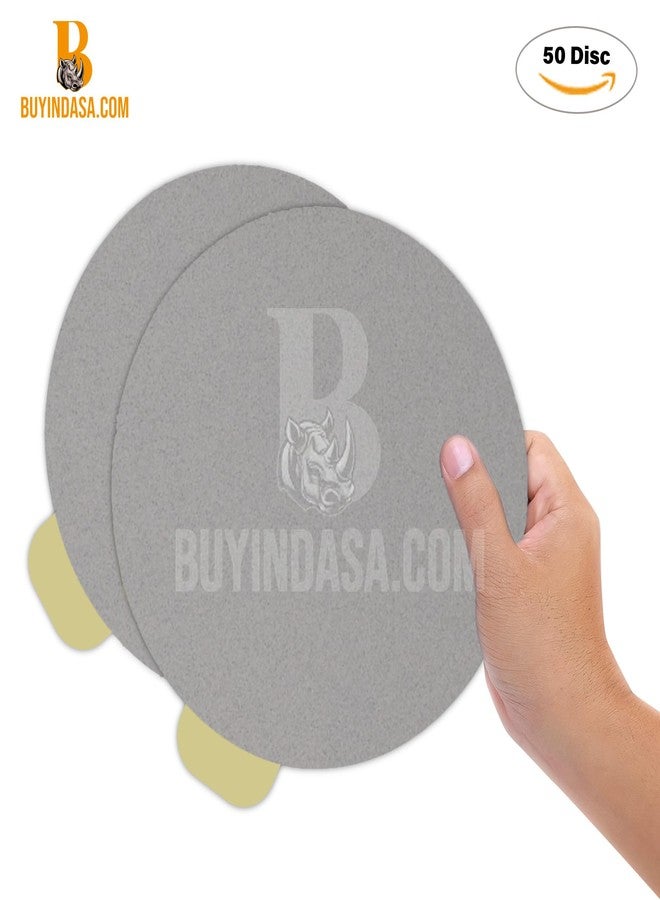 Indasa 6" 50 PCS PSA Sanding Discs - Rhynostick 60 Grit / 50 Discs - Self-Adhesive Sticky-Back Sandpaper for DA Sander, Automotive, Wood, Metal, Paint, Whiteline - Image 3