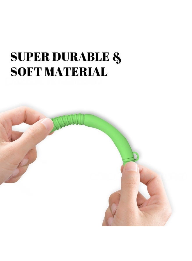 جهاز تنفس الزيوت العطرية (3 قطع)، عصا مضغ سيليكون قابلة للتنفس، جهاز تنفس إبداعي لتخفيف الضغط، يخفف التوتر والإجهاد ويحسن التركيز - Image 4