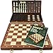 Queensell 2 in 1 Magnetic Chess Set  Checkers Board Game for Adults and Kids  15 Chess Tournament Chessboard with Magnetic Pieces  Free EBook with Chess Puzzles - Image 4