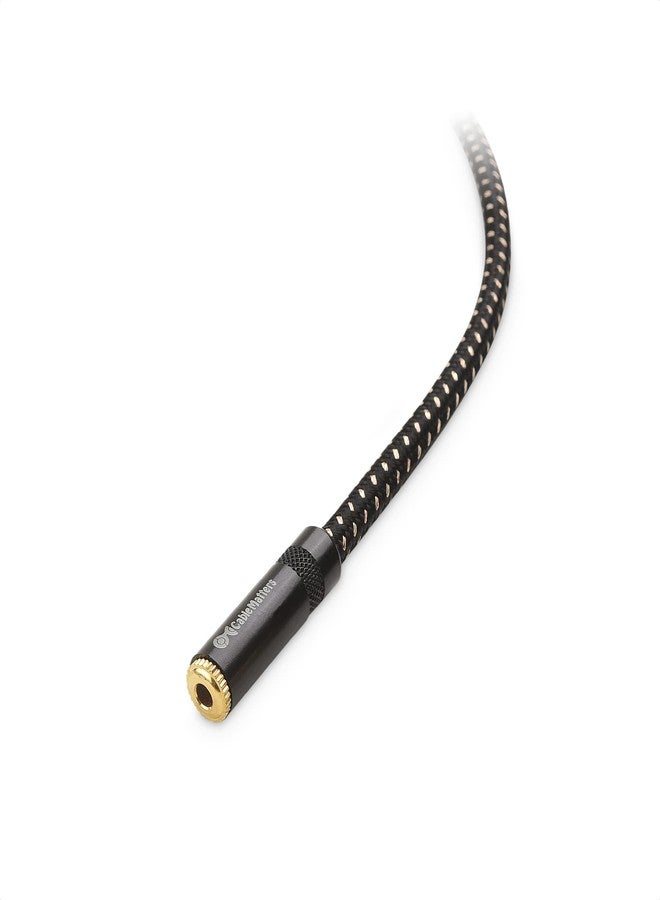 Cable Matters 6.35mm to 3.5mm Headphone Adapter Cable 6 ft, (1/4 Male to 1/8 Female, 3.5mm to 1/4 Adapter, AMP to Headphone Converter Cable) in Black - Image 5