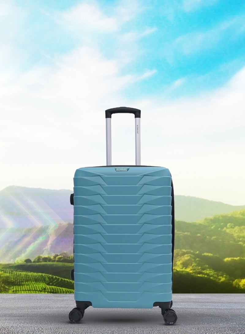 ستار لايف مجموعة حقائب سفر بعجلات من الجانب الصلب ABS مكونة من 3 قطع بعجلات دوارة مع قفل أرقام - Image 2