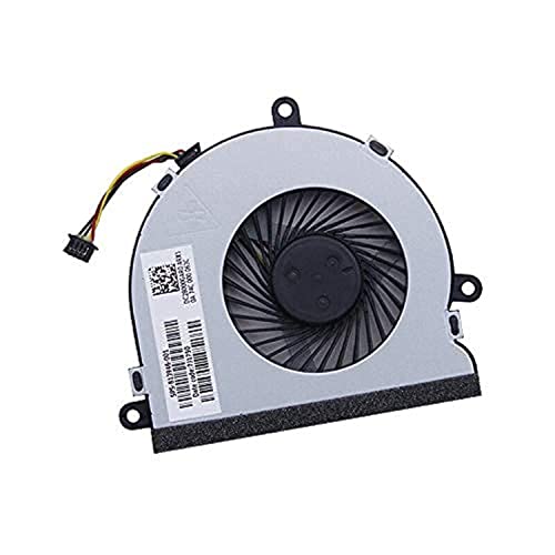 Swiztek Laptop CPU Cooling Fan for HP 15-AC 15-AY 15-AF 15-BA 15-BS 15-BE 15-BF 15-BD 15-BW 15-ACXXX 15-AFXXX 15-BSXXX 15-AYXXX 250 G4 255 G4 14-R020 TPN-C116 TPN -C125 Series 813946-001 4-PIN Fan - Image 1