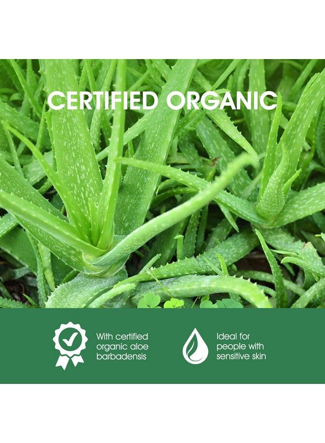 ORISO Aloe Vera Gel With Organic Aloe Vera Cold Pressed Pure Sunburn Relief Bug Bites Small Cuts Soothing Moisturizer Lotion For Face Hair And Body 10 Fl Oz  - Image 4