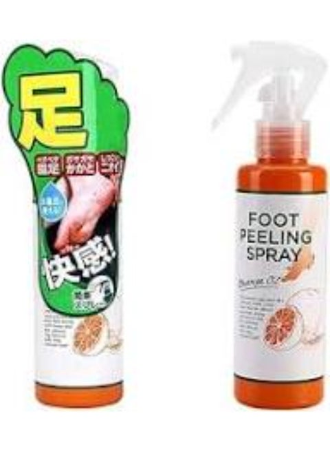 بخاخ زيت برتقالي لتقشير القدم