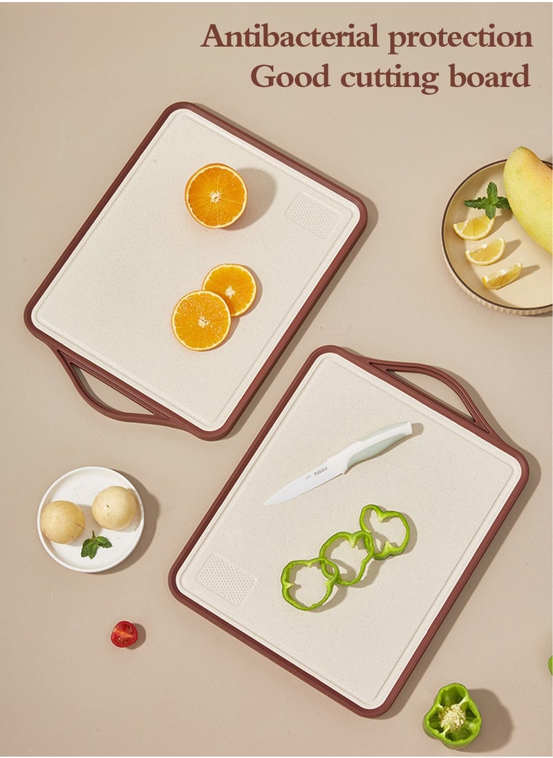 Double Sided Cutting Board Stainless Steel Cutting Board Plastic Chopping Board Cutting Board with Juice Groove and Grinding Area 41*30.5CM - pzsku/Z2FDAEBB2683C903565EBZ/45/_/1710755031/a7b13f48-e387-432b-bce5-62d3b177a0d5