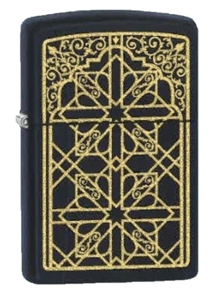 Zippo Star Design Navy Matte Windproof Lighter - Image 1